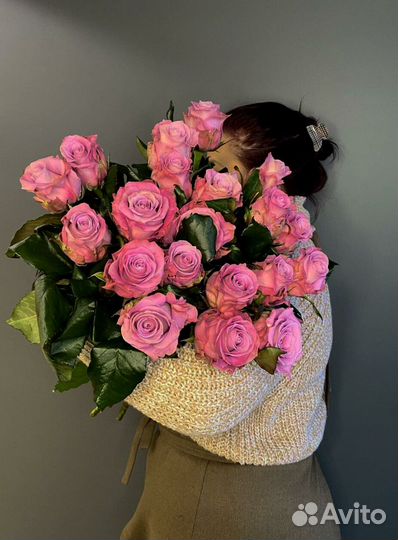 Розы пионовидные Цветы