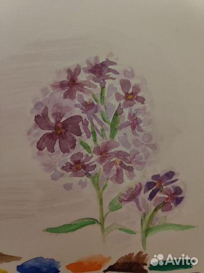 Картина акварель