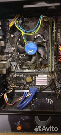 I3 8100+asus prime b360m-k