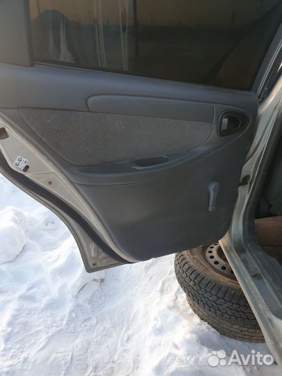 Обшивка двери задняя левая chevrolet lanos