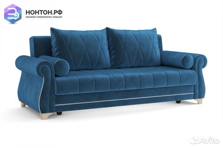 Диван книжка Порто М синий