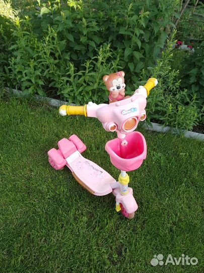 Детский трёхколёсный самокат