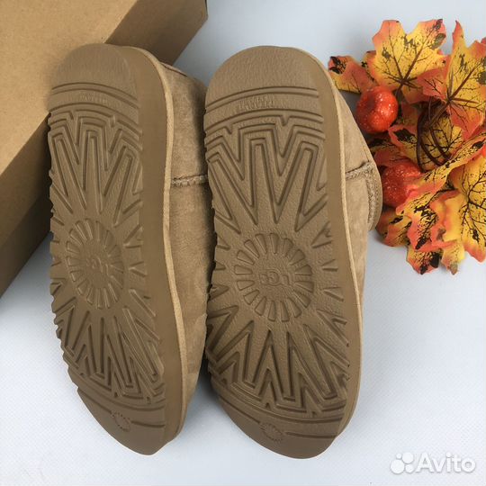 Угги слипоны женские Ugg Ultra Mini Tasman Sand