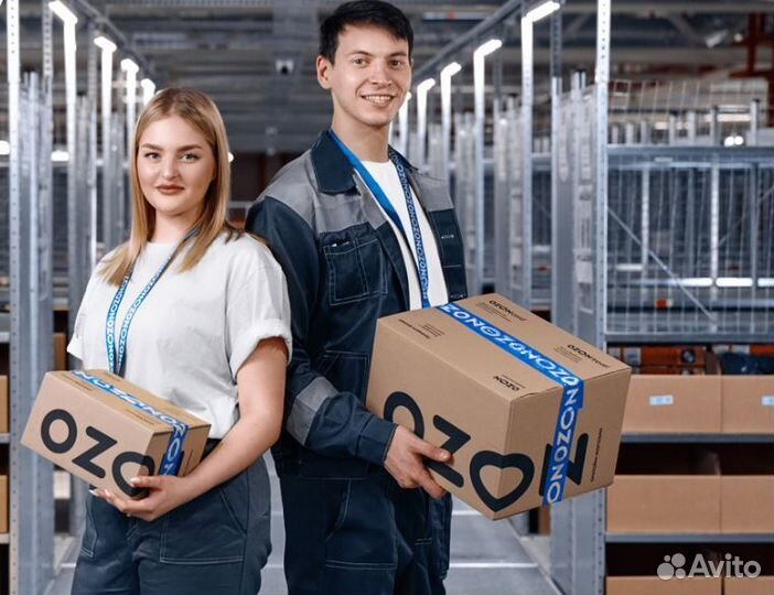Комплектовщики Ozon Без опыта Москва питание жилье