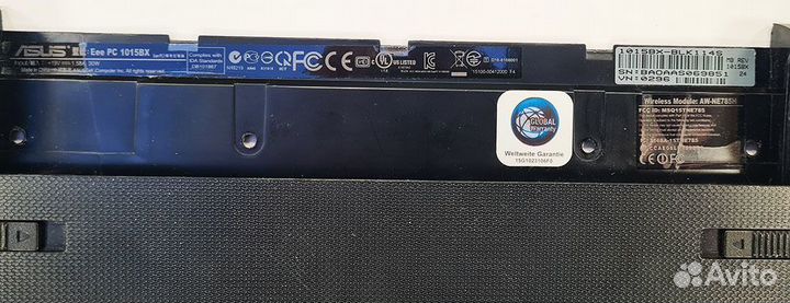 Б\У Корпус часть D asus eee pc 1015bx