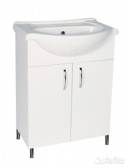 Тумба с раковиной для ванной эконом 60