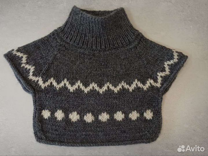 Манишка мужская, шерстяная