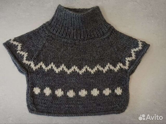 Манишка мужская, шерстяная