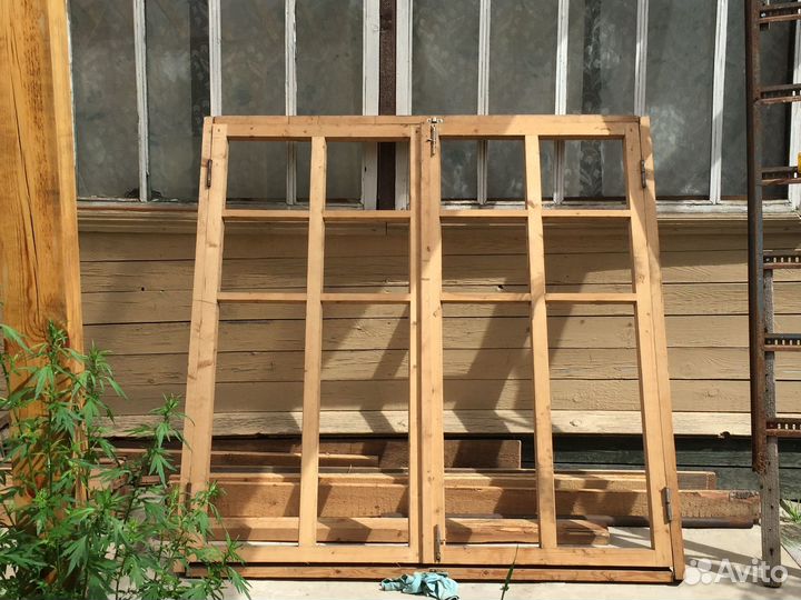 Окно деревянное