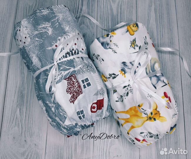 Простыни на резинке и комплекты на заказ