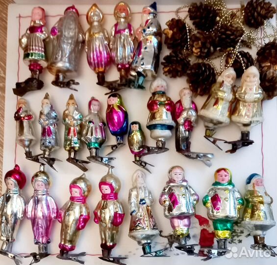 Игрушка елочная на прищепке СССР