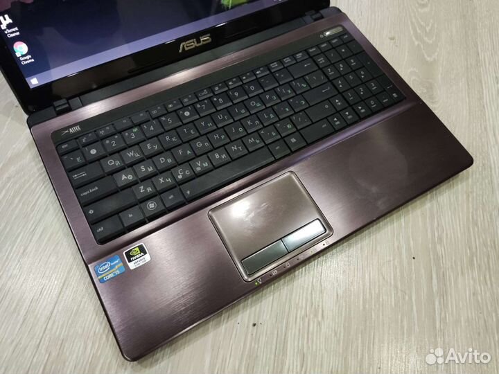 Металлический Asus k53s SSD / core i5/ 8gb