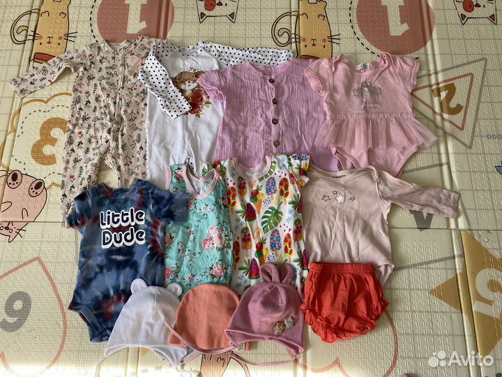 Пакет вещей 74-80 на девочку