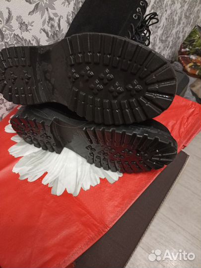 Зимние женские сапоги 38 натуральная замша