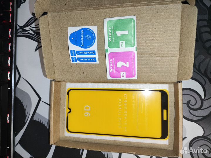 Защитное стекло на honor 8a/Huawei y6s