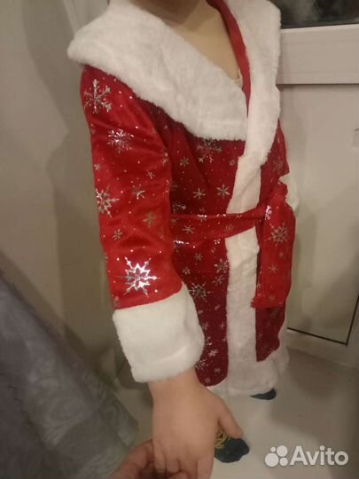 Костюм деда мороза детский