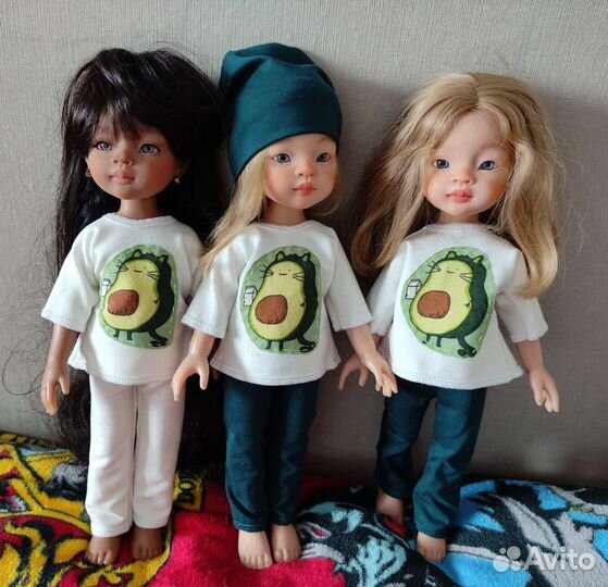 Одежда для кукол паола рейна набор новая