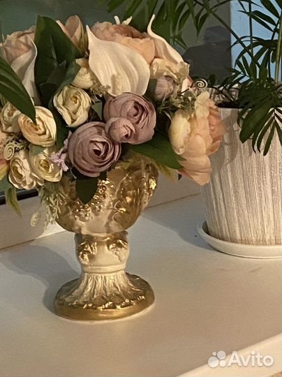 Цветы,ваза, подарок, интерьерные