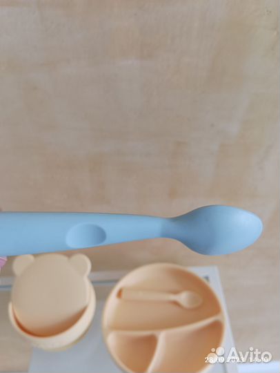 Силиконовая детская тарелка Minikoioi