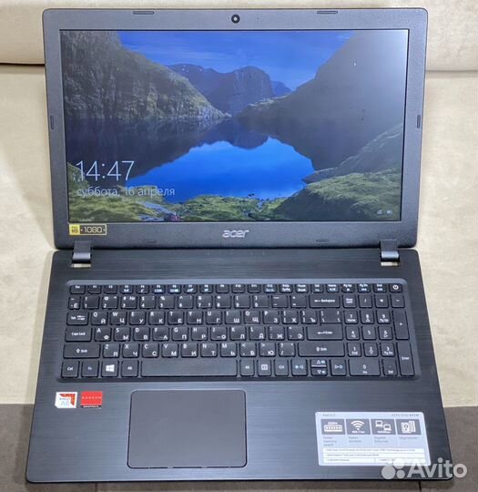 Ноутбук Acer (A6-9220/12GB DDR4/SSD/Radeon 520)