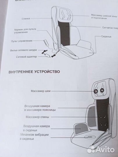 Массажное кресло