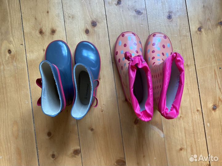 Резиновые сапоги 30 размер и 34 размер