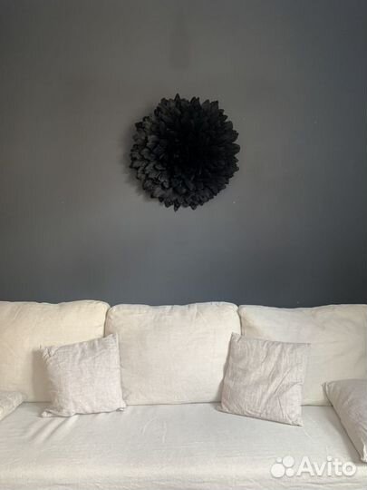 Камерунская шляпа декор из перьев