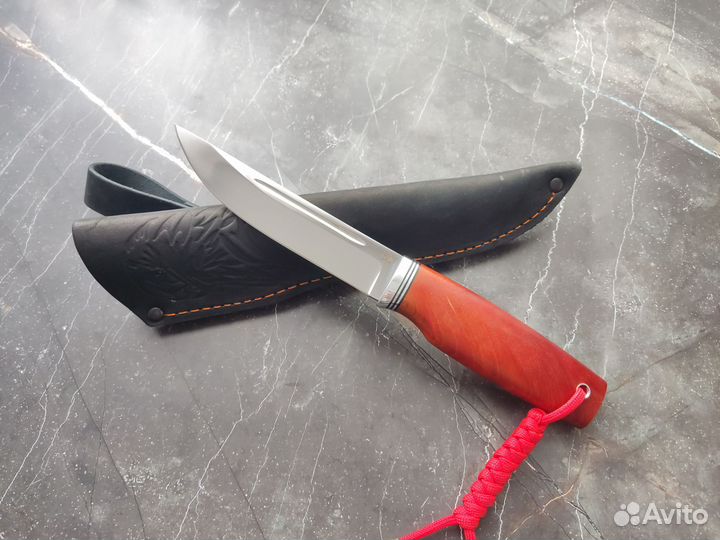 Нож Финский из кованой стали х12мф, стаб.сувель
