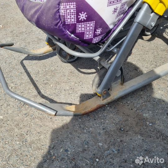 Коляска санки