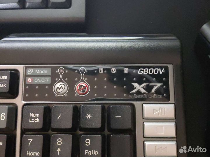 Игровая клавиатура a4tech x7 g800v