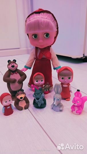 Кукла Маша Медведь,пальчиковый театр