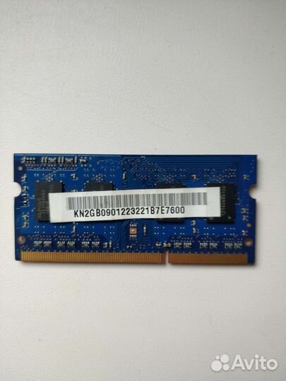 Оперативная память ddr3 для ноутбука 2g