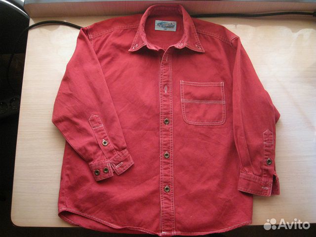 Рубашка джинсовая