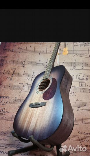 Гитара новая, 30 Медиаторов,Каподастр,Ремень,чехол