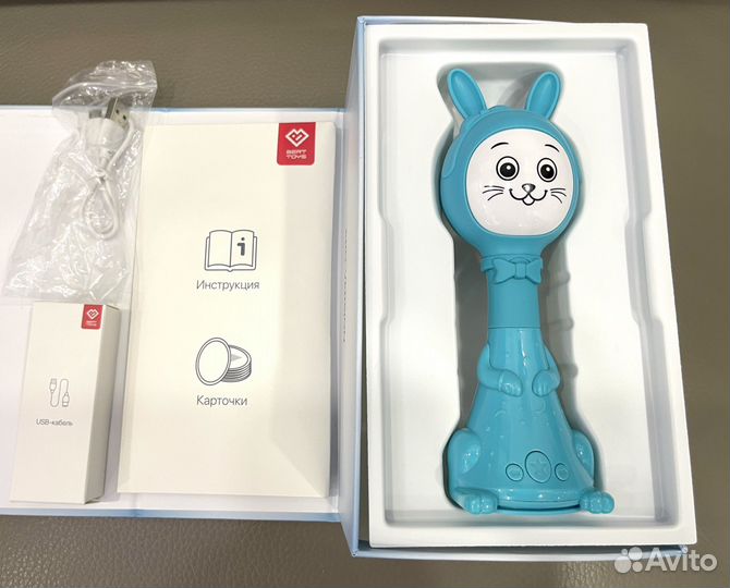 Зайчик Berttoys Няня Pro 8 gb бирюзовый