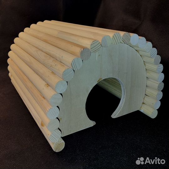 Деревянный домик для крыс и хомяков