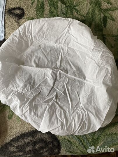 Простынь на резинке на круглый матрас деткий