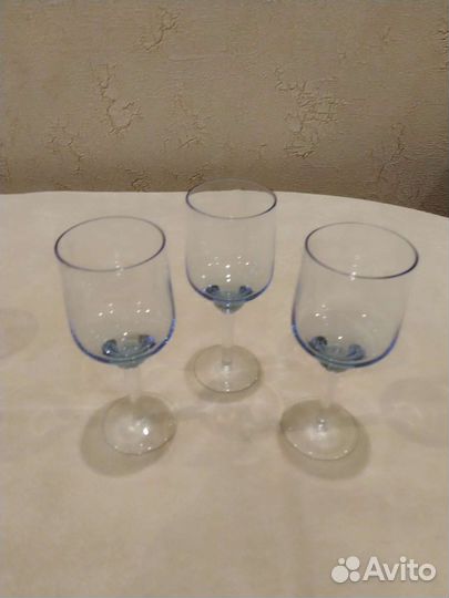 Ваза для фруктов с клеймом. Бокалы. Г.Х.З. 60г-в