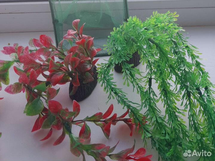 Растения в аквариум искусственные
