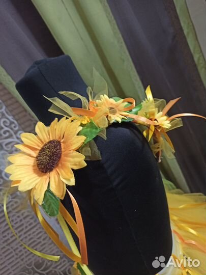 Костюм подсолнуха на праздник Осени