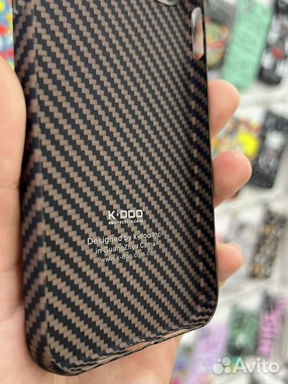 Чехол Kevlar iPhone 15 pro / 15pro max Не pitaka