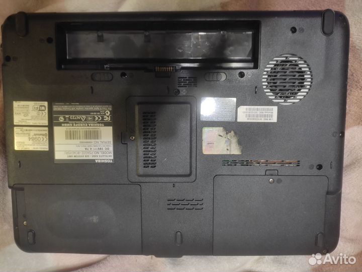 Ноутбук toshiba a300