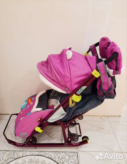 Коляска санки