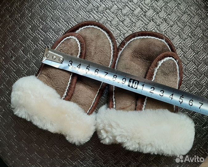 Варежки детские 1 год овчина