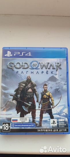 God of war ragnarok ps4 диск русская озвучка