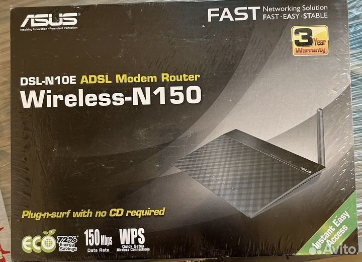 Wifi роутер Asus DSL-N10E