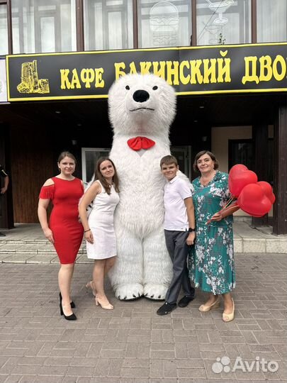 Белый мишка поздравление