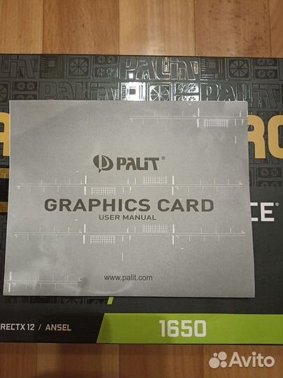 Видеокарта Palit gamingpro GTX 1650 OC 4GB