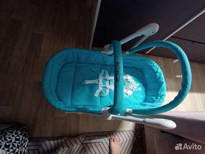 Кресло шезлонг люлька для детей