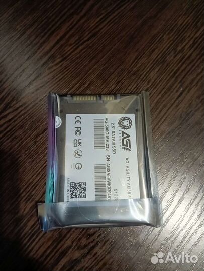 Новые SSD диски AGI 500 GB